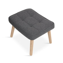 Load image into Gallery viewer, Emma Linen Armchair with Ottoman - Grey