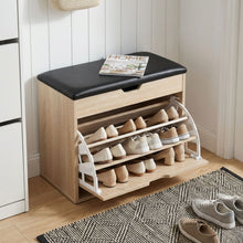 Load image into Gallery viewer, 23533-hawea-wooden-shoe-rack-3-layer-oak-202601222