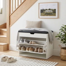 Load image into Gallery viewer, 23534-hawea-wooden-shoe-rack-3-layer-white-202601222