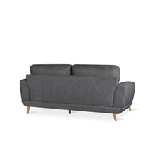 Load image into Gallery viewer, Tova Chenille 3 Seater Sofa - Dark Grey