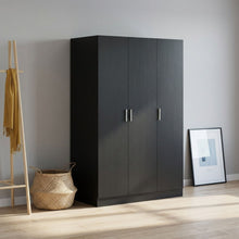 Load image into Gallery viewer, 23476-bram-3-door-wardrobe-cabinet-black-202601224