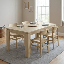 Load image into Gallery viewer, Azar Dining Table Rectangle 160 x 80cm - Natural