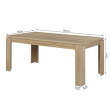 Load image into Gallery viewer, Azar Dining Table Rectangle 160 x 80cm - Natural
