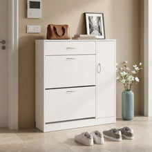 Load image into Gallery viewer, 23463-kihona-3-drawer-shoe-cabinet-storage-rack-white-2601223