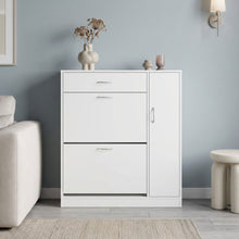 Load image into Gallery viewer, 23463-kihona-3-drawer-shoe-cabinet-storage-rack-white-2601225