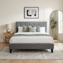 Load image into Gallery viewer, 22227-blane-double-bed-frame-dark-grey-2601075