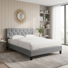 Load image into Gallery viewer, Blane Double Bed Frame - Grey