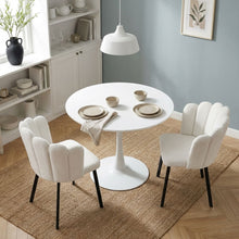 Load image into Gallery viewer, 23919-urban-petal-shaped-upholstered-dining-chair-set-of-2-beige-202601234