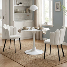 Load image into Gallery viewer, 23919-urban-petal-shaped-upholstered-dining-chair-set-of-2-beige-202601233