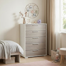 Load image into Gallery viewer, Waipoua 5 Drawer Tallboy - GREY OAK