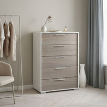 Load image into Gallery viewer, Waipoua 5 Drawer Tallboy - GREY OAK