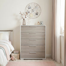 Load image into Gallery viewer, Waipoua 5 Drawer Tallboy - GREY OAK