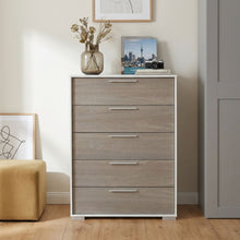 Load image into Gallery viewer, Waipoua 5 Drawer Tallboy - GREY OAK