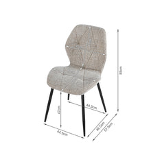 Load image into Gallery viewer, Nori Fabric Dining Chair - Set Of 4 - Light Brown
