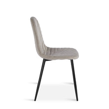 Load image into Gallery viewer, Lume Velvet Dining Chair - Set Of 4 - Light Khaki
