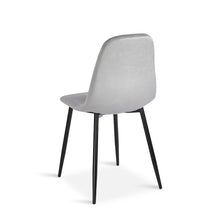 Load image into Gallery viewer, Sera Velvet Dining Chair - Set Of 4 - Light Grey