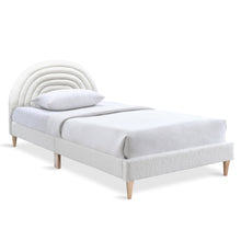 Load image into Gallery viewer, Lydia King Single Bed Frame - Cream