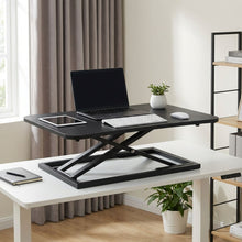 Load image into Gallery viewer, Sit-Stand Desk Converter - Black