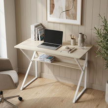 Load image into Gallery viewer, Yael 100cm Computer Desk - Maple