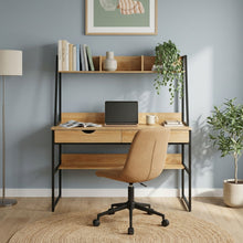 Load image into Gallery viewer, Siya 120cm Computer Study Desk with Drawers - Walnut