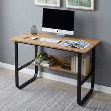 Load image into Gallery viewer, Andrea 100cm Computer Desk - Black