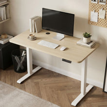 Load image into Gallery viewer, 22834-bennie-120cm-dual-motor-electric-standing-desk-beige-2601293