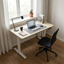 Load image into Gallery viewer, 22834-bennie-120cm-dual-motor-electric-standing-desk-beige-2601292