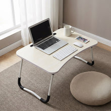 Load image into Gallery viewer, Portable Anti-Slip Laptop Desk Laptop Tray Table - White