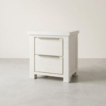 Load image into Gallery viewer, Lincoln Solid Wood Bedside Table - White