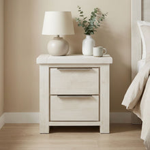 Load image into Gallery viewer, Lincoln Solid Wood Bedside Table - White