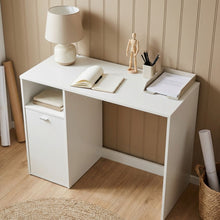 Load image into Gallery viewer, Makalu 100cm Computer Desk - White