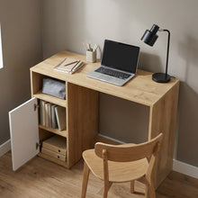 Load image into Gallery viewer, Makalu 100cm Computer Desk - Oak