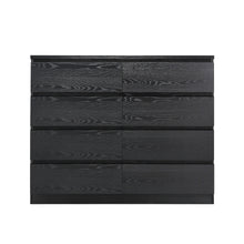 Load image into Gallery viewer, Tongass Wooden 8 Drawers Lowboy - Black
