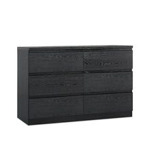 Load image into Gallery viewer, r_23809_tongass_wooden_6_drawers_lowboy_-_black_4