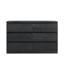 Load image into Gallery viewer, r_23809_tongass_wooden_6_drawers_lowboy_-_black_5