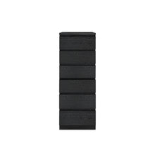Load image into Gallery viewer, r_23808_tongass_wooden_6_drawers_slim_tallboy_-_black_5