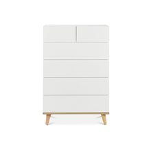 Load image into Gallery viewer, Hudson 6 Drawers Tallboy - White