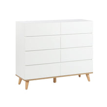 Load image into Gallery viewer, Hudson 8 Drawers Lowboy - White