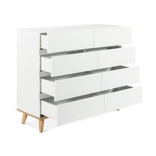 Load image into Gallery viewer, Hudson 8 Drawers Lowboy - White