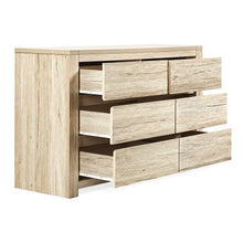 Load image into Gallery viewer, Borneo 6 Drawers Lowboy - Oak