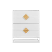 Load image into Gallery viewer, r_22784_alaska_wooden_tallboy_4_drawers_-_white_3_0925f7d3-33b9-463c-bbd3-543df3cdbde4