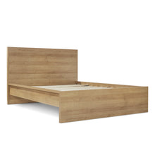 Load image into Gallery viewer, Harris Double Wooden Bed Frame with Storage - Oak