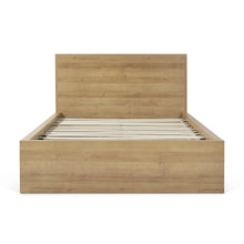 Load image into Gallery viewer, Harris Double Wooden Bed Frame with Storage - Oak