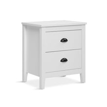 Load image into Gallery viewer, r_22688_congo_bedside_table_with_2_drawers_-_white_2_008b5ff3-bf1e-477f-88dc-98f69acc3223