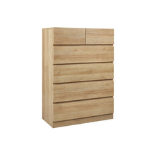 Load image into Gallery viewer, Harris 6 Drawers Tallboy - Oak