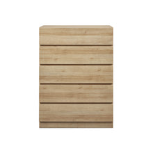 Load image into Gallery viewer, Harris 5 Drawers Tallboy - Oak