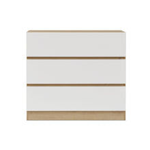 Load image into Gallery viewer, Harris 3 Drawers Tallboy - Oak + White