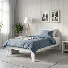 Load image into Gallery viewer, 21473-meri-single-wooden-bed-frame-white-2602021