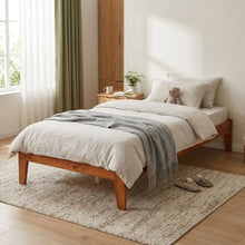 Load image into Gallery viewer, 21476-meri-king-single-wooden-bed-frame-oak-2602021