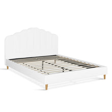 Load image into Gallery viewer, Gairich Boucle King Bed Frame - White